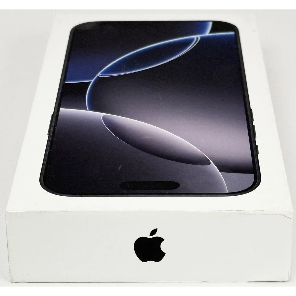 Apple iPhone 16 Pro Max Empty Box Black Titanium 256GB Original Packaging